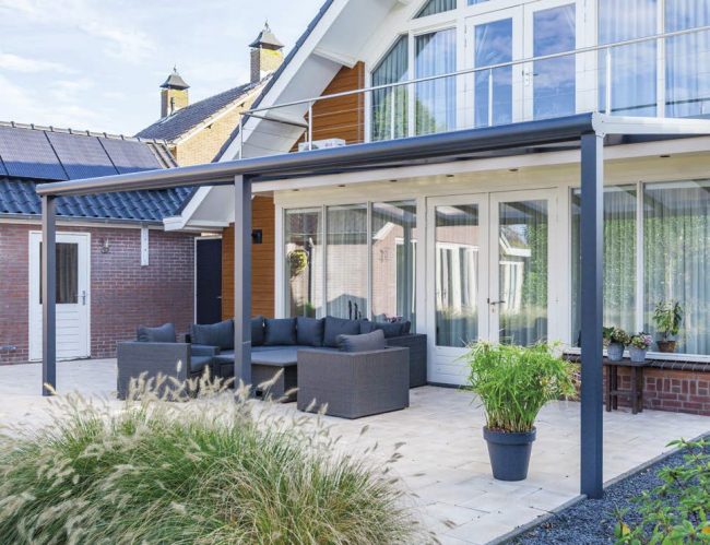 Bosco – Terrassendach aus Aluminium von NEMATEC