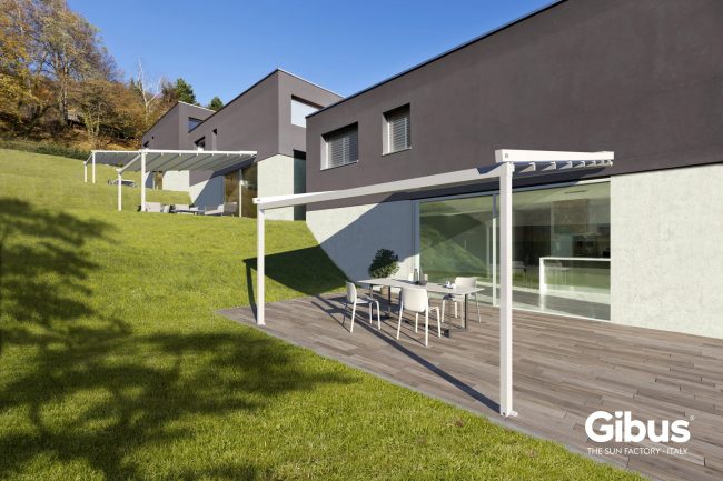 Jeans – Pergola mit geneigtem Dach von NEMATEC