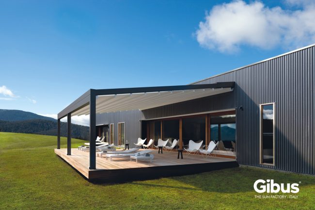Quadra – Pergola mit geneigtem Dach von NEMATEC
