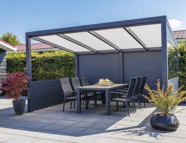 Ribolla – Terrassendach aus Aluminium von NEMATEC