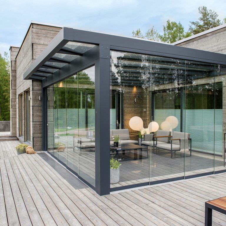 Ultraline Classic – Terrassendach aus Aluminium von NEMATEC